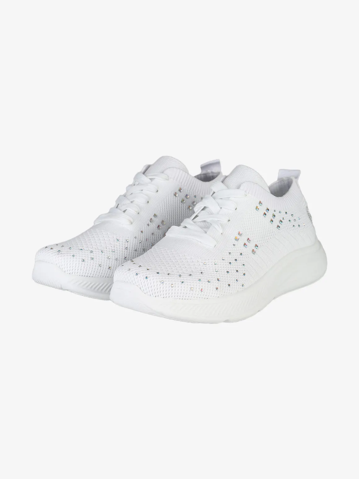 Canguro Sneakers sportive da donna in maglia con lustrini