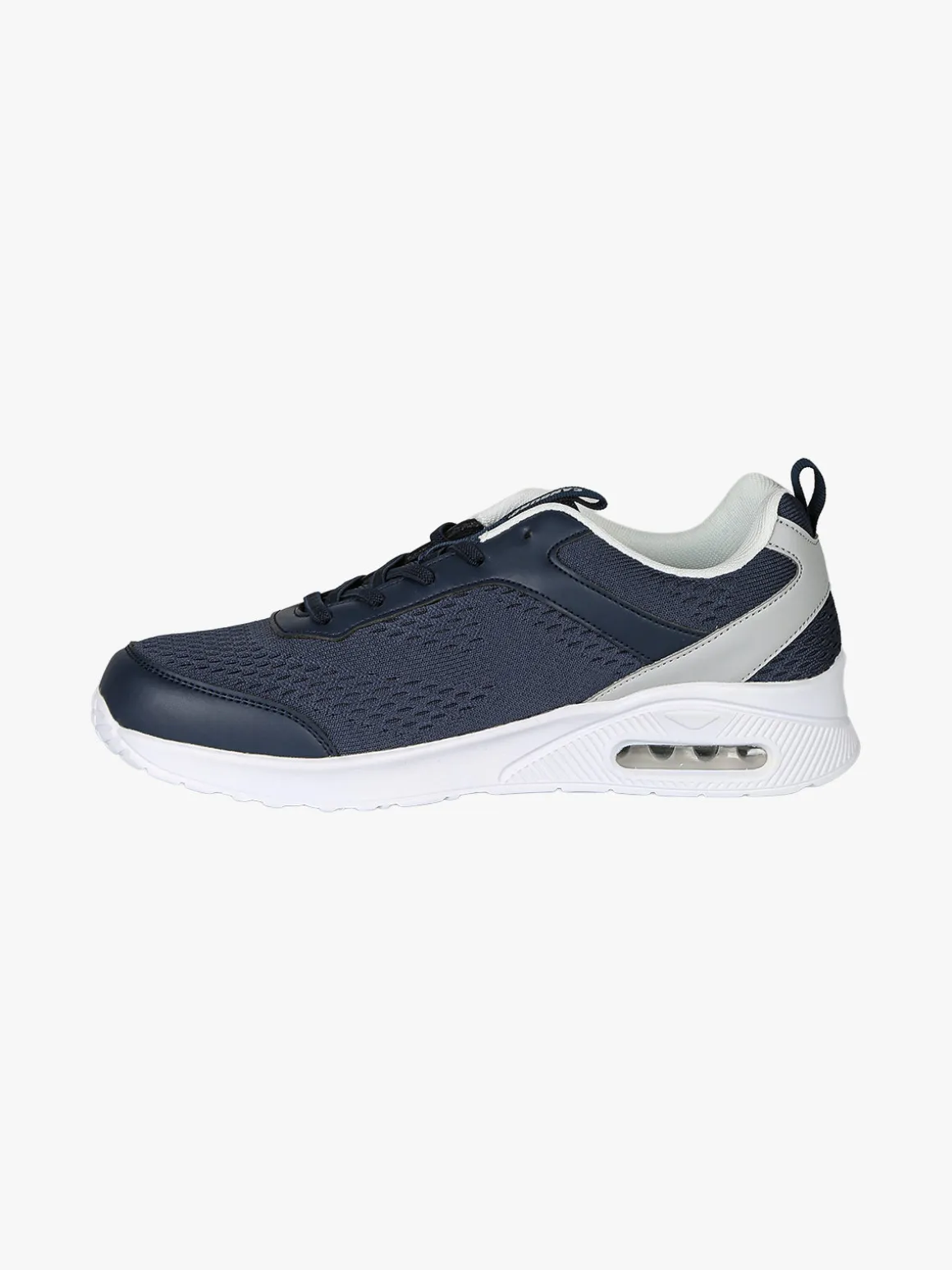 Canguro Sneakers sportive da uomo in tessuto con air - blu scuro