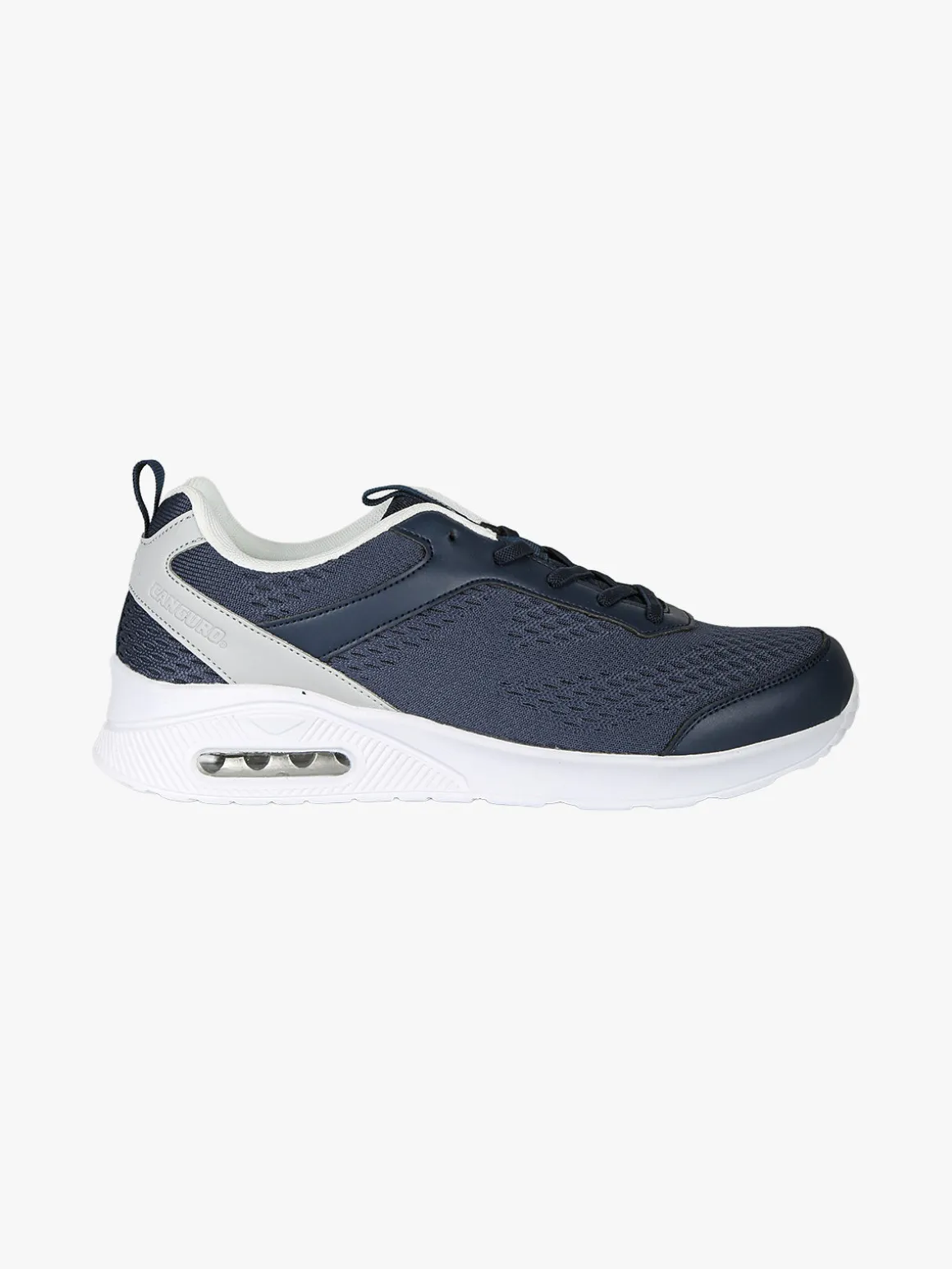 Canguro Sneakers sportive da uomo in tessuto con air - blu scuro