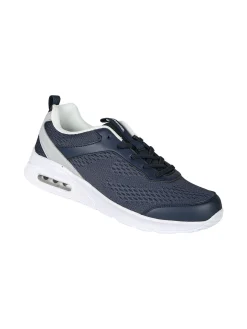 Canguro Sneakers sportive da uomo in tessuto con air - blu scuro