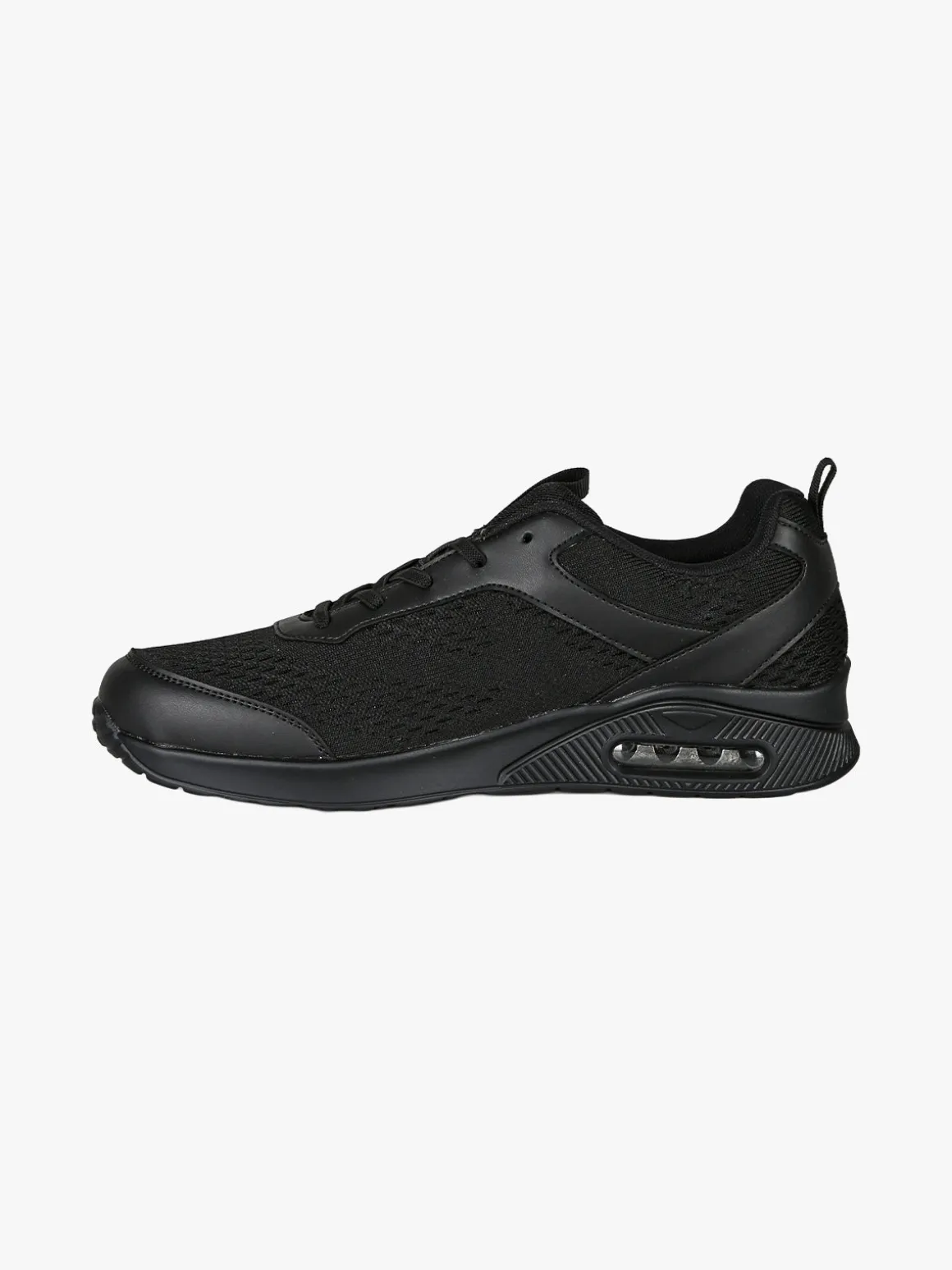 Canguro Sneakers sportive da uomo in tessuto con air - nero