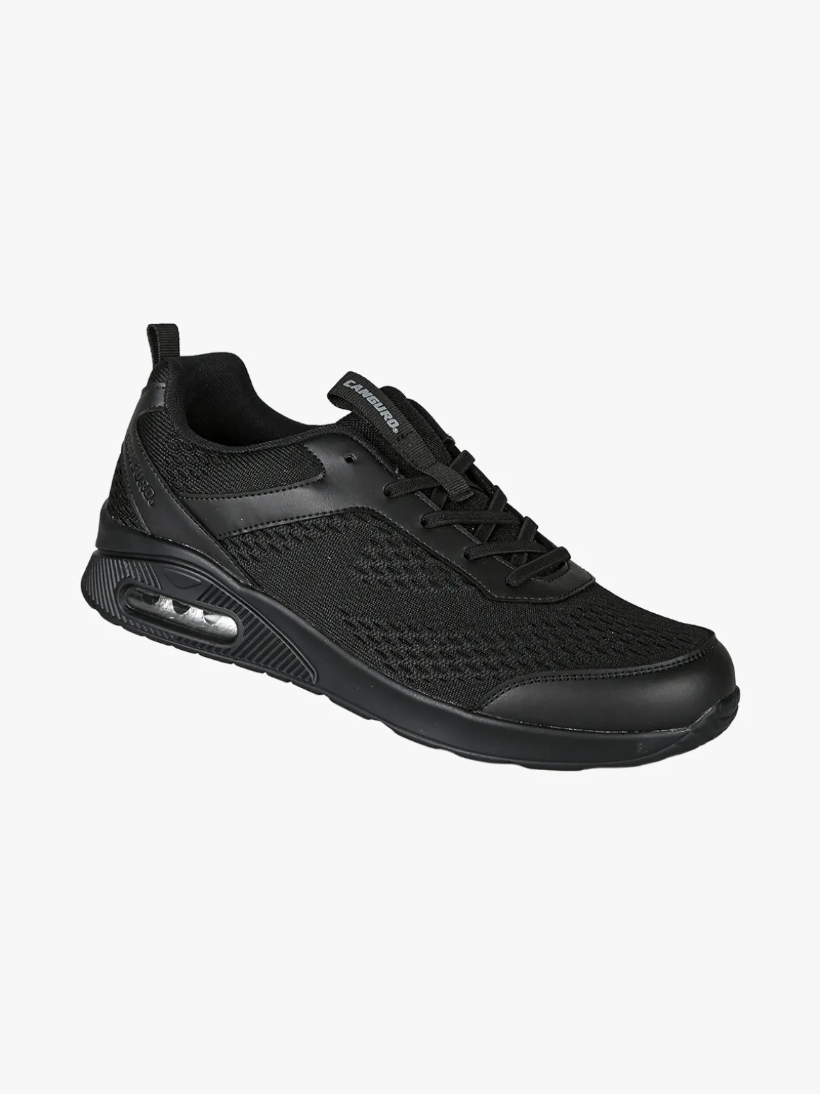 Canguro Sneakers sportive da uomo in tessuto con air - nero