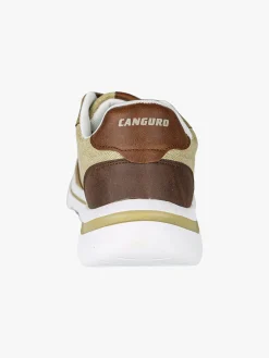 Canguro Sneakers stringate da uomo in tessuto - sabbia