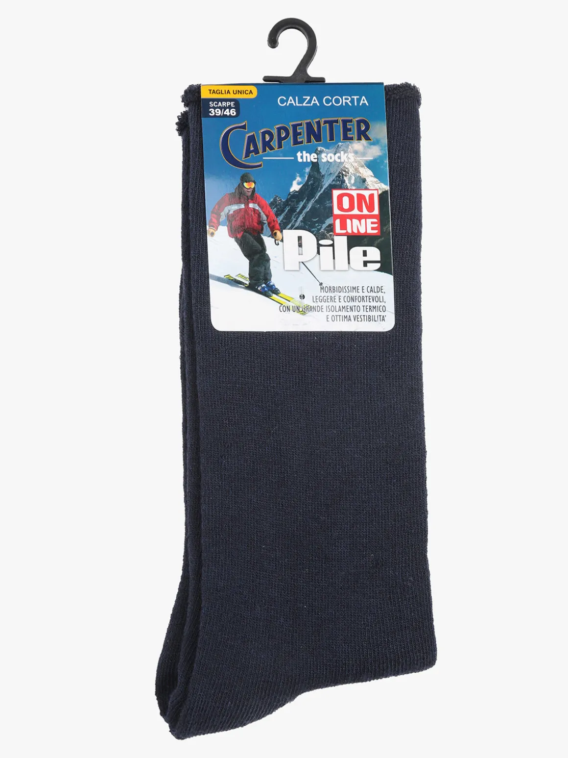 Carpenter Calze corte da uomo in pile