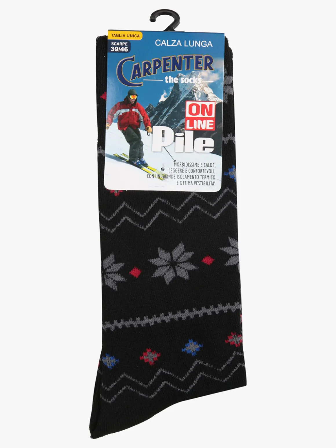 Carpenter Calze lunghe da uomo in pile