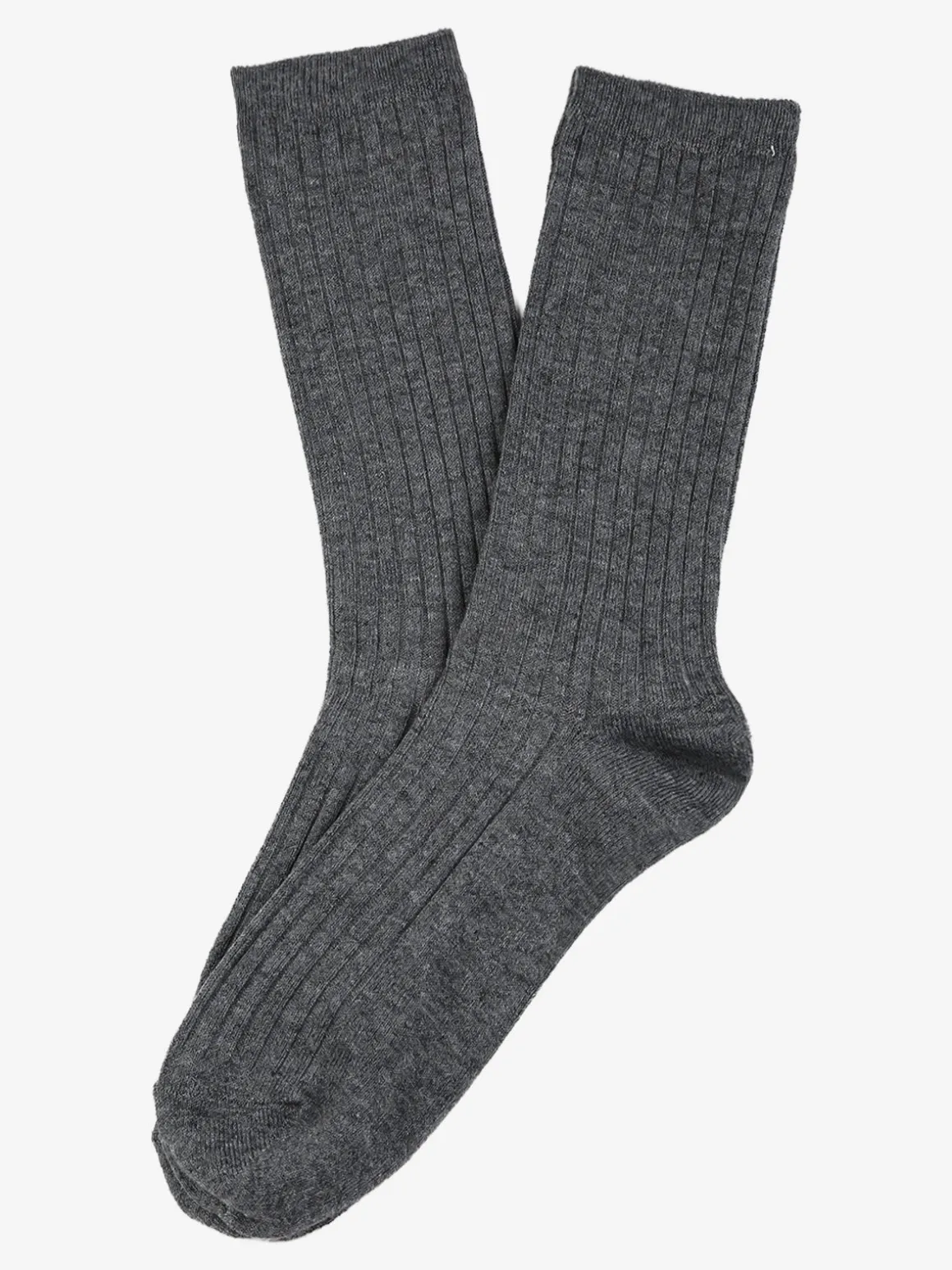 Cashmere Blend Calze lunghe donna a coste in misto cashmere