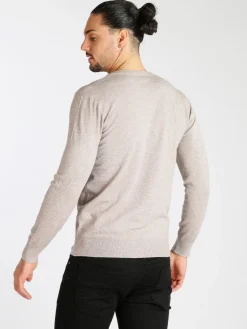 Cashtouch Pullover da uomo in tinta unita
