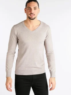 Cashtouch Pullover da uomo in tinta unita