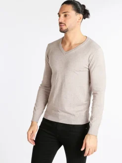 Cashtouch Pullover da uomo in tinta unita