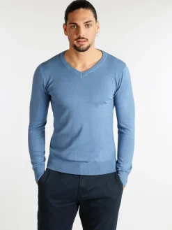 Cashtouch Pullover da uomo in tinta unita