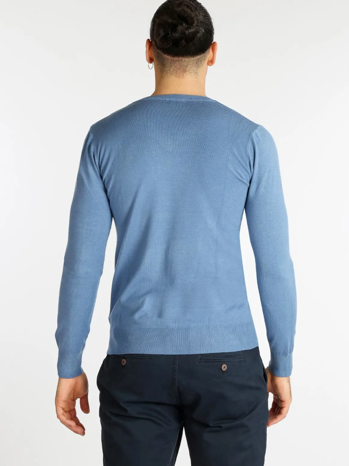 Cashtouch Pullover da uomo in tinta unita