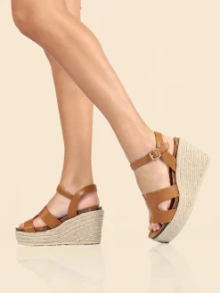 Castalan Sandali donna con zeppa e platform