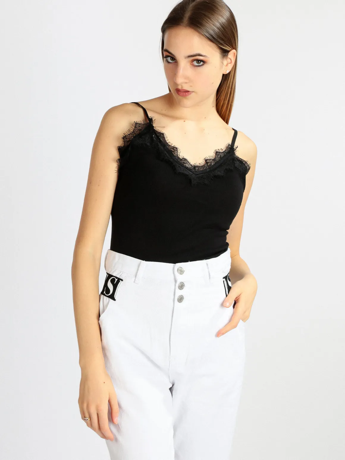 C'Est Monique Top donna cropped