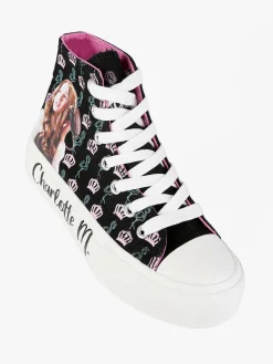 Charlotte Sneakers alte da bambina in tela