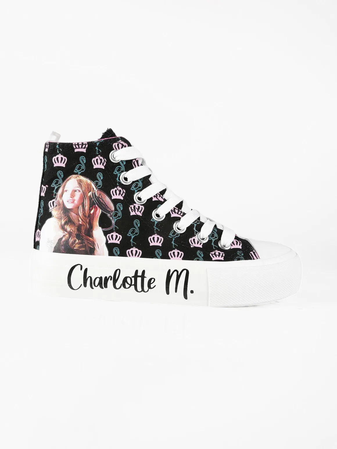 Charlotte Sneakers alte da bambina in tela