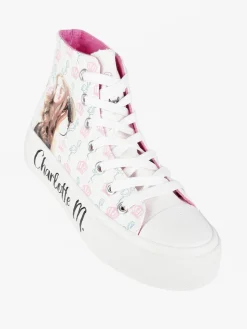 Charlotte Sneakers alte da bambina in tela
