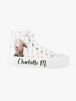 Charlotte Sneakers alte da bambina in tela