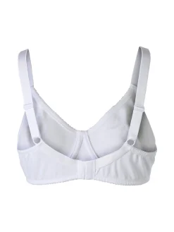 Charme Attrazione Italiana Reggiseno bielastico in cotone senza ferretto COPPA B - bianco