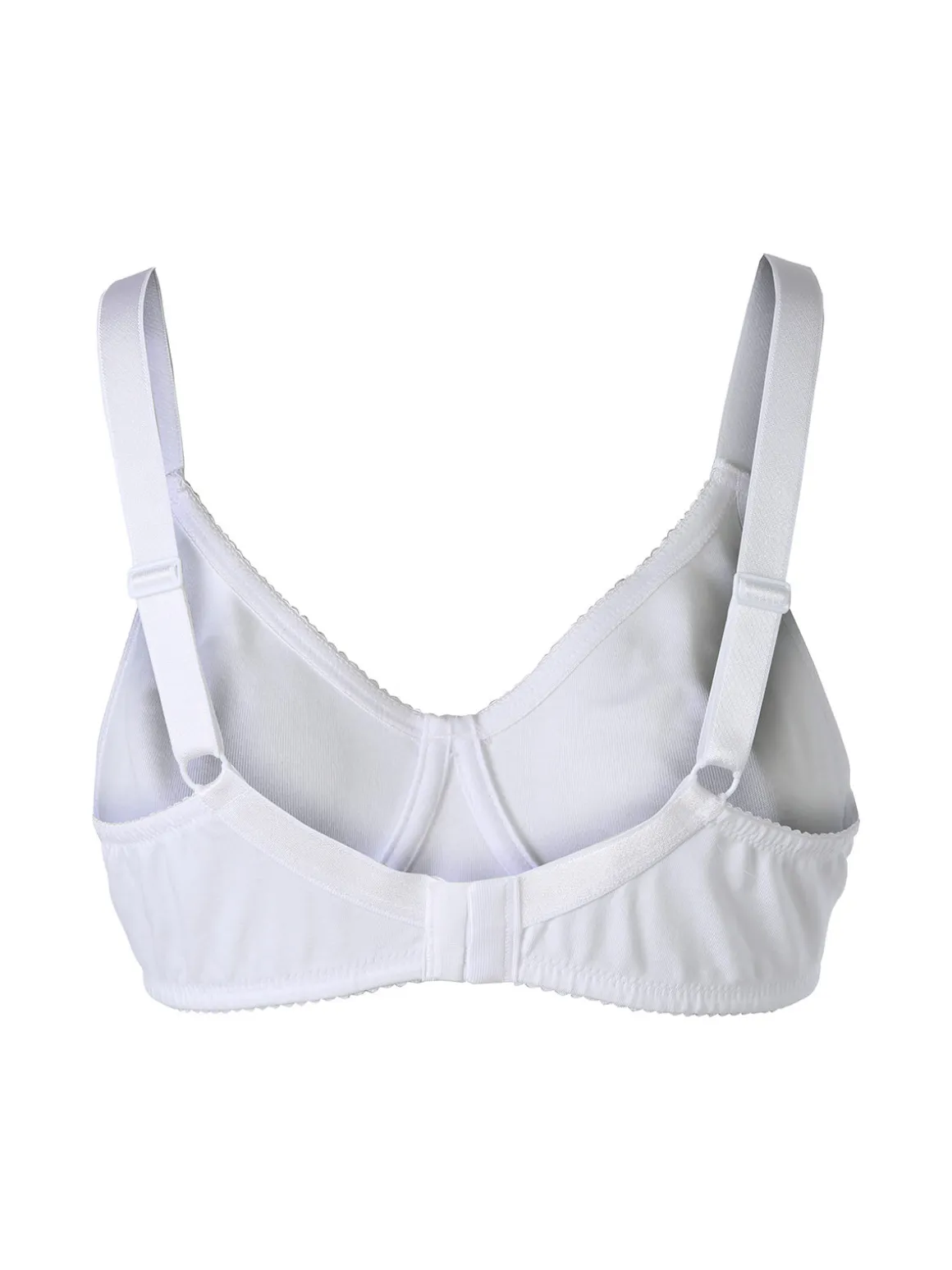 Charme Attrazione Italiana Reggiseno bielastico in cotone senza ferretto COPPA B - bianco
