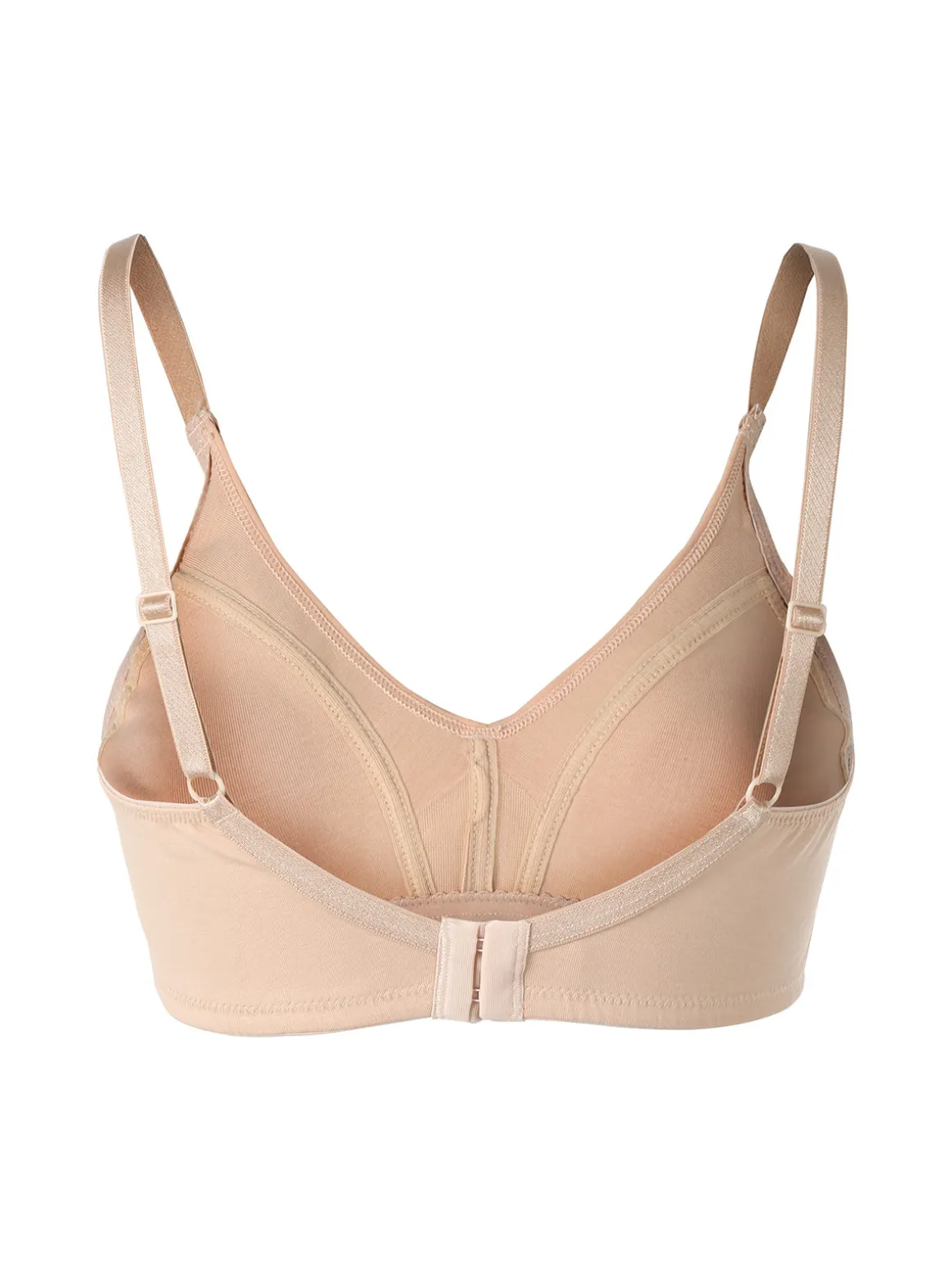 Charme Attrazione Italiana Reggiseno sfoderato in cotone senza ferretto COPPA B - nudo