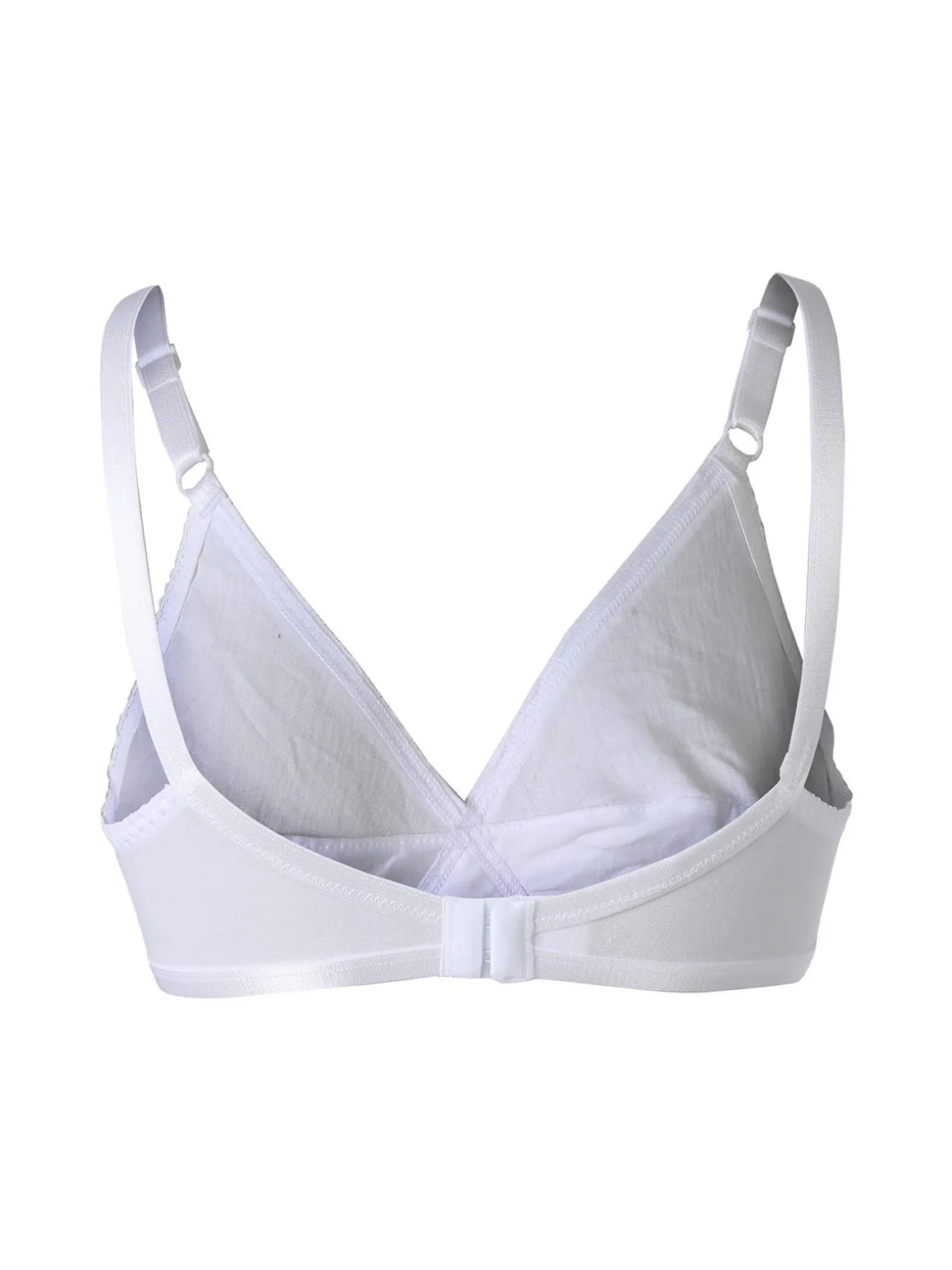 Charme Attrazione Italiana Reggiseno sfoderato in cotone senza ferretto COPPA B - bianco