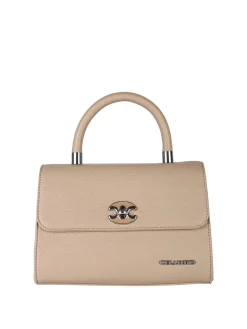 Charro Borsa a mano da donna con patta e chiusura a girello - khaki