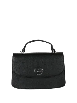Charro Borsa a mano da donna con patta e chiusura a girello - nero