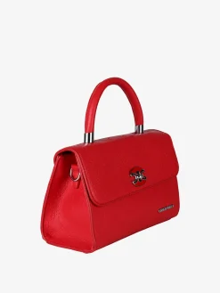 Charro Borsa a mano da donna con patta e chiusura a girello - rosso