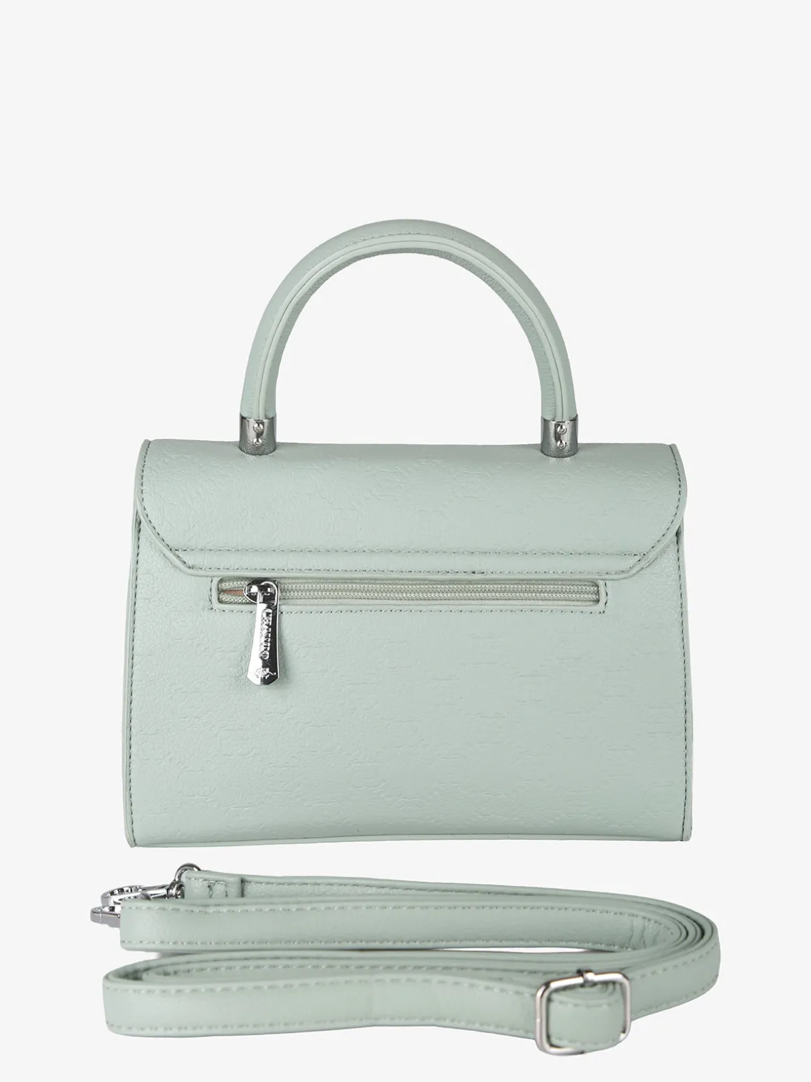 Charro Borsa a mano da donna con patta e chiusura a girello - verde chiaro