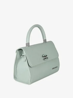 Charro Borsa a mano da donna con patta e chiusura a girello - verde chiaro