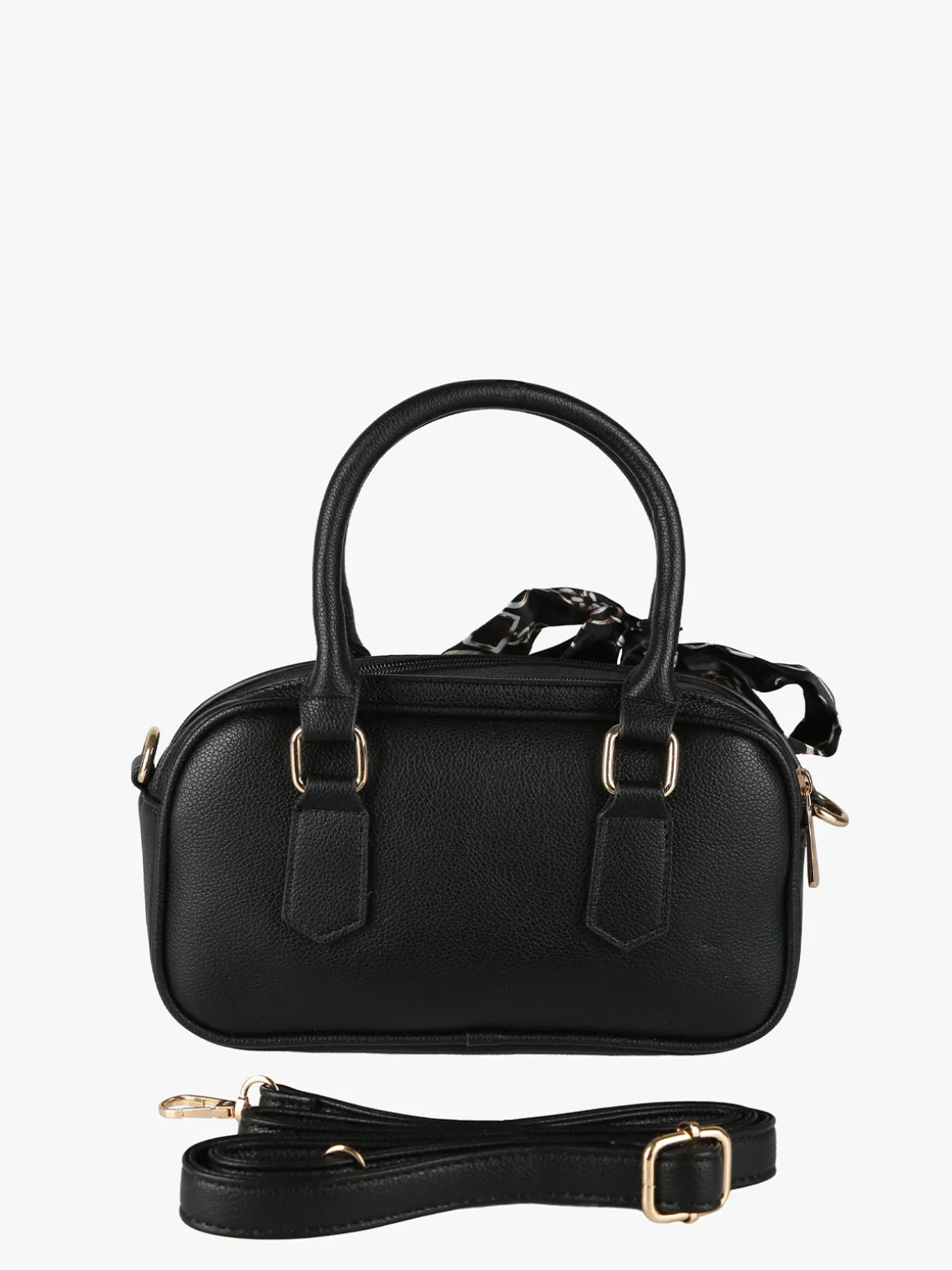 Charro Borsa a mano da donna con foulard - nero