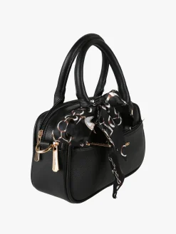Charro Borsa a mano da donna con foulard - nero