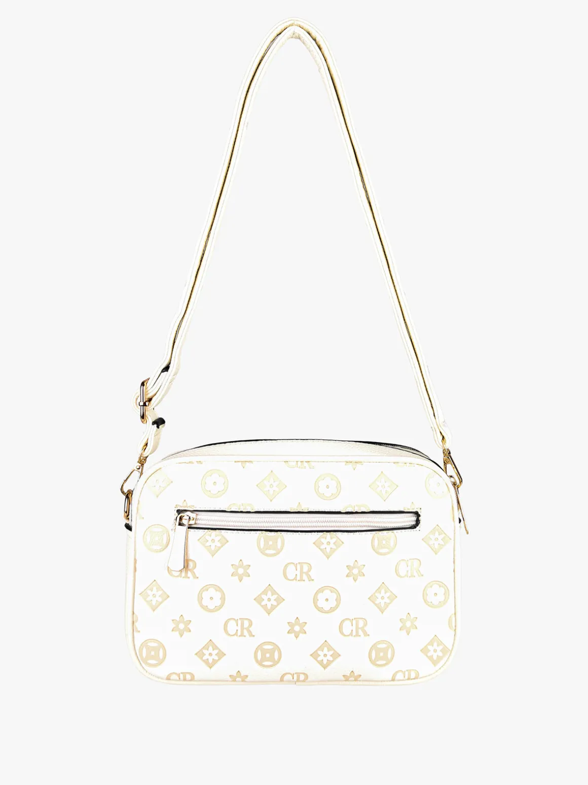 Charro Borsa a tracolla da donna con stampe - bianco