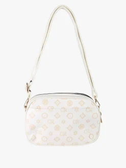 Charro Borsa a tracolla da donna con logo - bianco