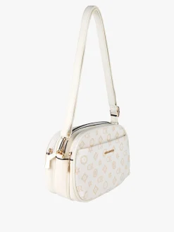 Charro Borsa a tracolla da donna con logo - bianco