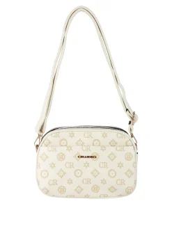 Charro Borsa a tracolla da donna con logo - beige