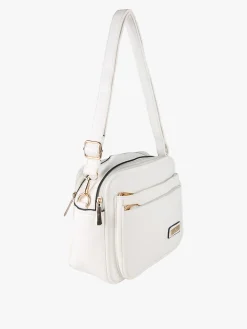 Charro Borsa a tracolla da donna multitasche - bianco