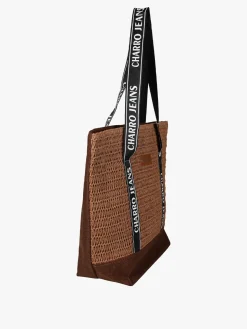 Charro Borsa da mare in paglia