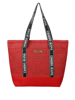 Charro Borsa da mare in paglia