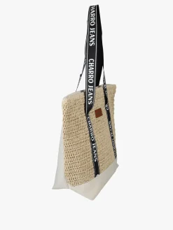 Charro Borsa da mare in paglia