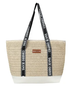 Charro Borsa da mare in paglia