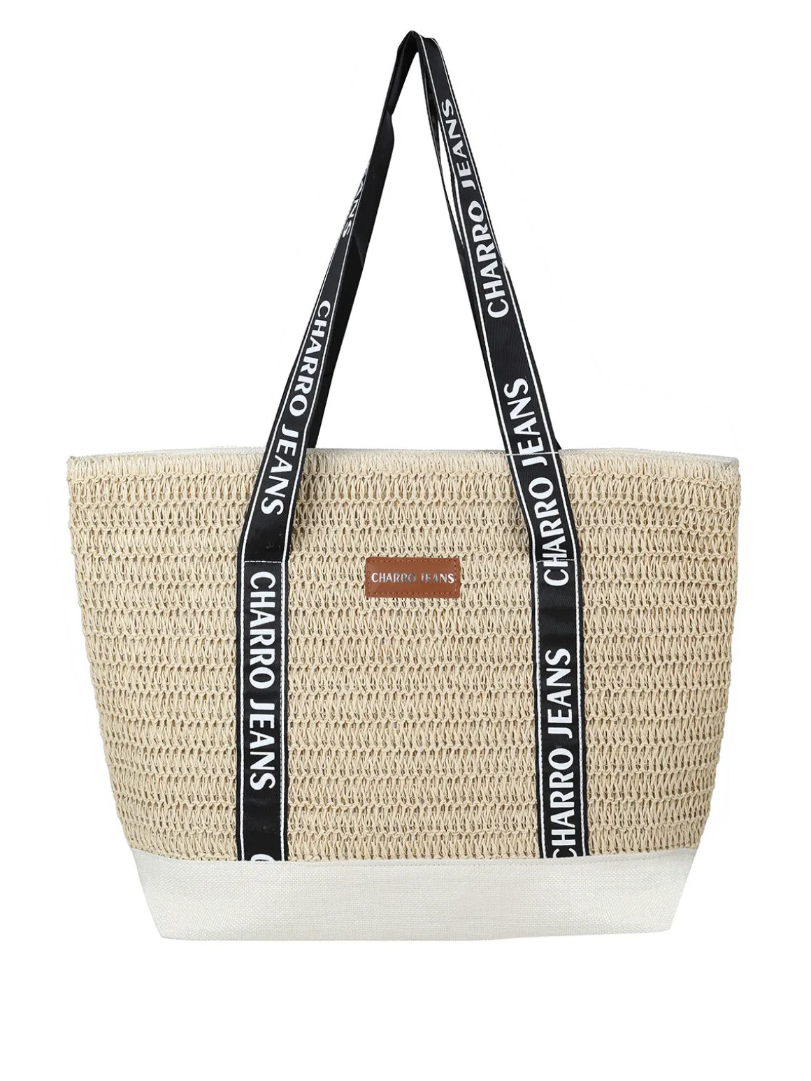 Charro Borsa da mare in paglia