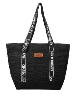 Charro Borsa da mare in paglia