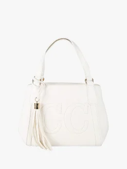 Charro Borsa donna mini tote in ecopelle - bianco