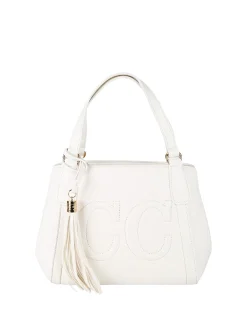 Charro Borsa donna mini tote in ecopelle - bianco