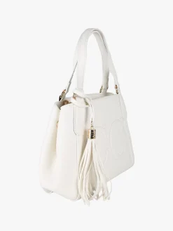 Charro Borsa donna mini tote in ecopelle - bianco