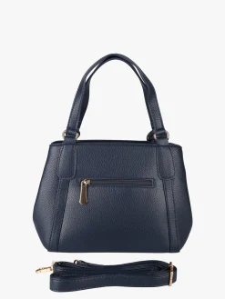 Charro Borsa donna mini tote in ecopelle - blu scuro