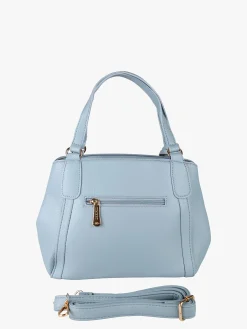Charro Borsa donna mini tote in ecopelle - azzurro