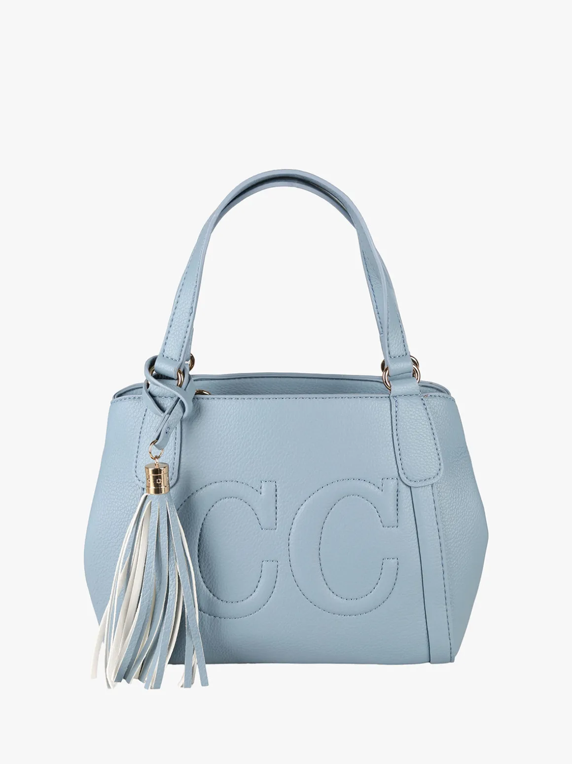 Charro Borsa donna mini tote in ecopelle - azzurro
