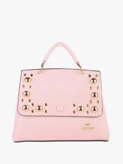Charro Borsa frame con tracolla e borchie - rosa